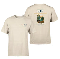 Thumbnail for Kerry Airport (KIR) design printed on beige double-side t-shirt