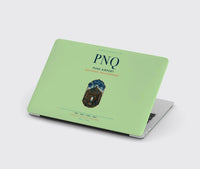 Thumbnail for Pune Airport (PNQ) design on light green MacBook case