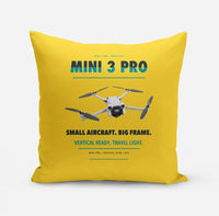 Thumbnail for DJI Mini 3 Pro design on yellow pillow