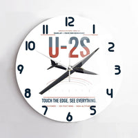 Thumbnail for U-2S Dragon Lady design on white no frame wall clock