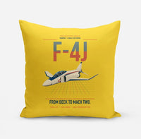 Thumbnail for F-4J Phantom II design on yellow pillow