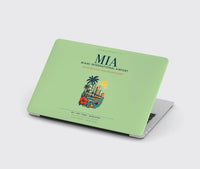 Thumbnail for Miami International Airport (MIA) design on light green MacBook case