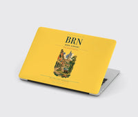 Thumbnail for Bern Airport (BRN) design on yellow MacBook case