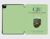 Thumbnail for Jeju International Airport (CJU) design on light green ipad tablet case