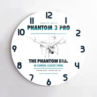 Thumbnail for DJI Phantom 3 Professional design on white no frame wall clock