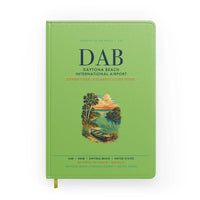 Thumbnail for Daytona Beach International Airport (DAB) design on light green notebook