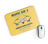 Thumbnail for DJI Mavic Air 2 design on yellow rectangle mouse pad