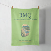Thumbnail for Taichung International Airport (RMQ) design on light green towel