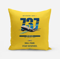 Thumbnail for Boeing 737-500 Classic design on yellow pillow