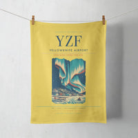 Thumbnail for Yellowknife Airport (YZF) design on yellow towel