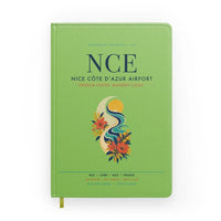 Thumbnail for Nice Côte d’Azur Airport (NCE) design on light green notebook