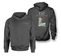 Thumbnail for Pangborn Memorial Airport (EAT) design on dark gray double-side hoodie