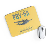 Thumbnail for PBY-5A Catalina design on yellow rectangle mouse pad
