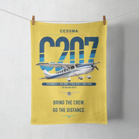 Thumbnail for Cessna T207A Stationair 8 design on yellow towel