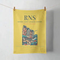 Thumbnail for Rennes–Saint-Jacques Airport (RNS) design on yellow towel