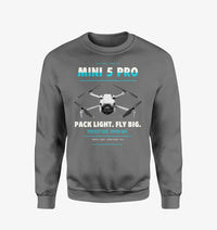 Thumbnail for DJI Mini 5 Pro design on gray sweatshirt