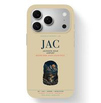 Thumbnail for Jackson Airport (JAC) design on beige iPhone 17 Pro MagSafe case