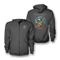 Thumbnail for VINTAGE G4279 - The Spice Island Scent - Premium Zipped Hoodie design on darkgray