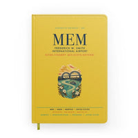 Thumbnail for Frederick W. Smith International Airport Memphis (MEM) design on yellow notebook