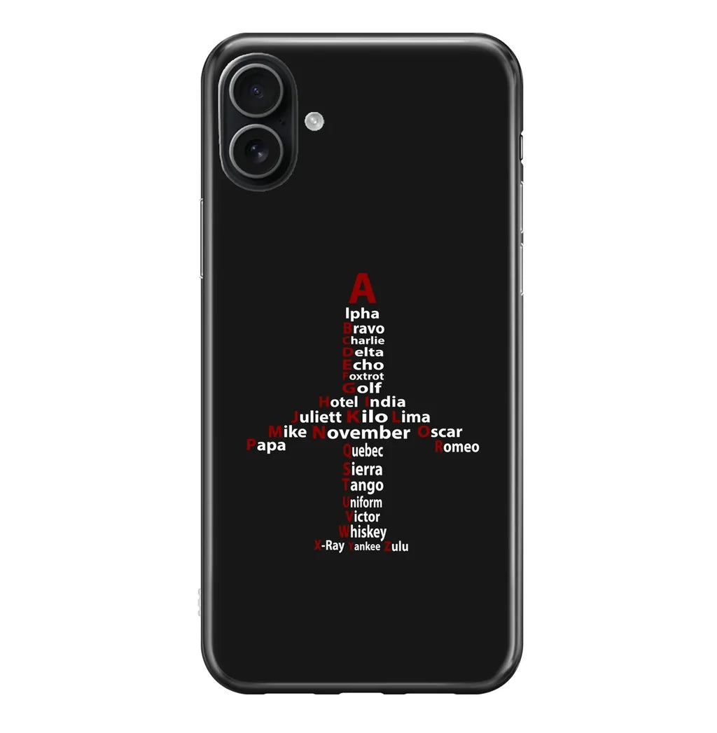 Aviation Alphabet iPhone Case - view 3
