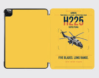 Thumbnail for Airbus H225 design on yellow ipad tablet case