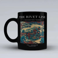 Thumbnail for VINTAGE G4170 - The Rivet Line - Ceramic Mug design on black