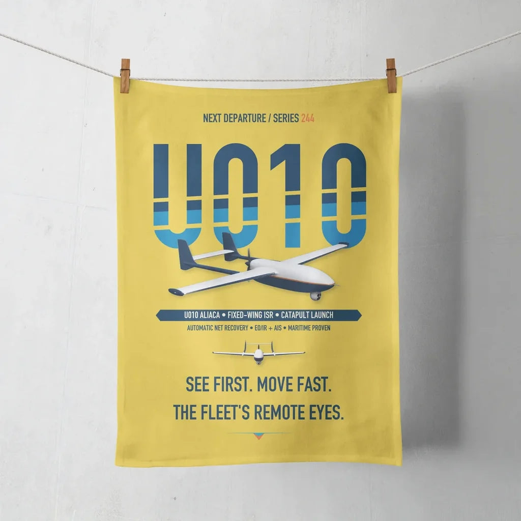Airbus U010 Aliaca Fixed-wing design on yellow towel