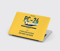 Thumbnail for Pilatus PC-24 design on yellow MacBook case
