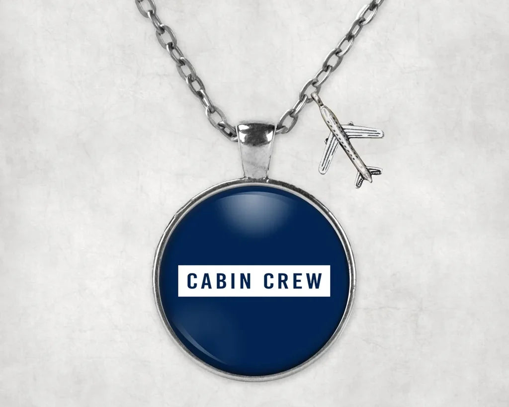 Cabin Crew Text Necklace - view 3