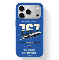 Thumbnail for Boeing 767-300ER design on blue magsafe iphone case