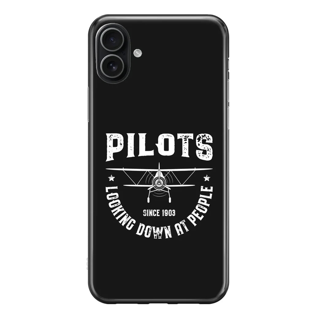 Pilots Looking Down at People iPhone Case - view 3