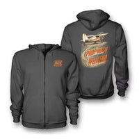 Thumbnail for SIGNAL 647 - Prop Wash Starts The Weekend - Zipped Hoodie design on dark gray zipped hoodie