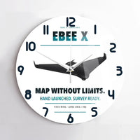 Thumbnail for AgEagle eBee X design on white no frame wall clock