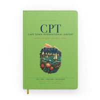 Thumbnail for Cape Town International Airport (CPT) design on light green notebook