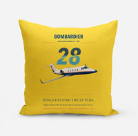 Thumbnail for Bombardier Learjet 28 design on yellow pillow