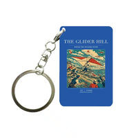 Thumbnail for VINTAGE G4013 - The Glider Hill - Designed Key Chain design on blue