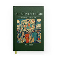 Thumbnail for VINTAGE G4132 - The Airport Mosaic - Designed Notebooks design on darkgreen