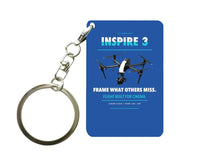 Thumbnail for DJI Inspire 3 Key Chain design on blue key chain
