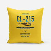 Thumbnail for Canadair CL-215 design on yellow pillow