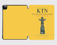 Thumbnail for Ketchikan International Airport (KTN) design on yellow ipad tablet case