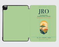 Thumbnail for Kilimanjaro International Airport (JRO) design on light green ipad tablet case