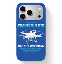 Thumbnail for DJI Phantom 4 RTK Case design on blue iphone case