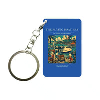 Thumbnail for VINTAGE G4055 - The Flying Boat Era - Designed Key Chain design on blue