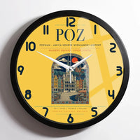 Thumbnail for Poznan - awica Henryk Wieniawski Airport POZ Wall-Clock Framed - Yellow