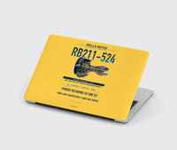 Thumbnail for RB211-524 design on yellow MacBook case