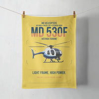 Thumbnail for MD Helicopters MD 530F design on yellow towel