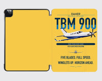 Thumbnail for Daher TBM 900 design on yellow ipad tablet case