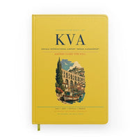 Thumbnail for Kavala International Airport Megas Alexandros (KVA) design on yellow notebook