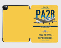 Thumbnail for Piper PA-28 Cherokee design on yellow ipad tablet case