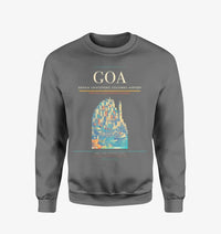 Thumbnail for Genoa Cristoforo Colombo Airport (GOA) design on gray sweatshirt